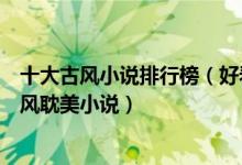十大古风小说排行榜（好看的古风言情小说推荐值得看的古风耽美小说）