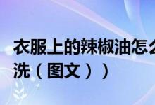 衣服上的辣椒油怎么吃（衣服上的辣椒油怎么洗（图文））