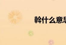 斡什么意思（斡怎么读）