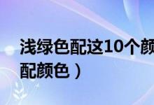浅绿色配这10个颜色最好看（浅绿色最佳搭配颜色）