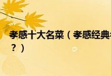 孝感十大名菜（孝感经典名菜有哪些孝感特色菜你吃过几道？）
