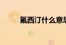 氟西汀什么意思（氟西汀的含义）