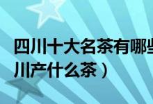 四川十大名茶有哪些（四川茶叶排行榜前十四川产什么茶）