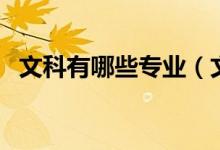 文科有哪些专业（文科生最好的六个专业）