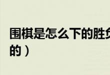 围棋是怎么下的胜负怎么分配（围棋是怎么下的）