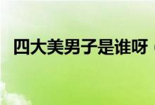 四大美男子是谁呀（四大美男子是哪四个）