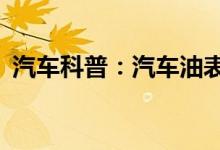  汽车科普：汽车油表上的E和F分别代表什么 