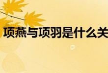 项燕与项羽是什么关系（项燕与项羽的关系）