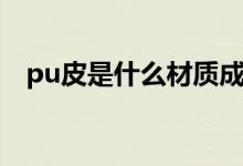 pu皮是什么材质成分（pu皮是什么材质）