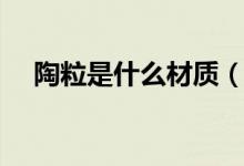 陶粒是什么材质（陶粒是什么材料做的）