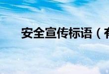 安全宣传标语（有哪些安全宣传口号）