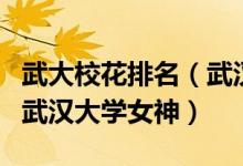 武大校花排名（武汉大学十大人气校花最美的武汉大学女神）