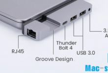 ZC07MacBookUSBC集线器配备ThunderBolt4等