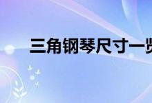 三角钢琴尺寸一览表（三角钢琴尺寸）
