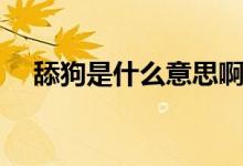 舔狗是什么意思啊（舔狗的是什么意思）