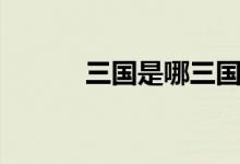 三国是哪三国（三国是哪三国）