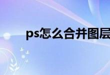 ps怎么合并图层（Ps怎么合并图层）