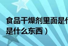 食品干燥剂里面是什么东东（食品干燥剂里面是什么东西）