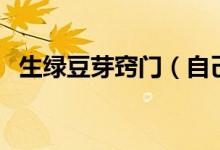 生绿豆芽窍门（自己在家生绿豆芽的方法）