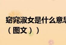 窈窕淑女是什么意思啊（窈窕淑女是什么意思（图文））