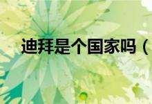 迪拜是个国家吗（迪拜是不是一个国家）