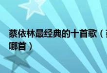 蔡依林最经典的十首歌（蔡依林好听的歌JOLIN的歌你最爱哪首）