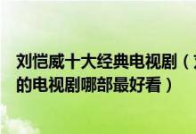 刘恺威十大经典电视剧（刘恺威主演的电视剧有哪些刘恺威的电视剧哪部最好看）