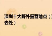 深圳十大野外露营地点（深圳哪里可以露营过夜户外野营好去处）