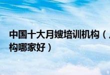 中国十大月嫂培训机构（月嫂培训中心排名月嫂培训正规机构哪家好）