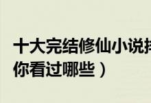 十大完结修仙小说排行榜（经典修仙小说推荐你看过哪些）