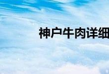 神户牛肉详细介绍（神户牛肉）