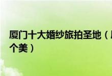 厦门十大婚纱旅拍圣地（厦门适合拍婚纱照的地方一个比一个美）
