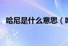 哈尼是什么意思（哈尼和达令是什么意思）
