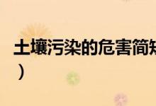 土壤污染的危害简短（土壤污染的危害有哪些）