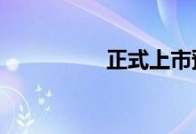 正式上市预售812万元 