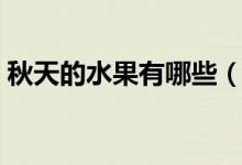 秋天的水果有哪些（秋天的应季水果有哪些）