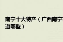 南宁十大特产（广西南宁著名的特产推荐除了老友粉你还知道哪些）