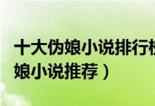 十大伪娘小说排行榜（伪娘小说大全好看的伪娘小说推荐）