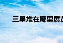 三星堆在哪里展览（三星堆在哪个省）