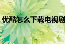 优酷怎么下载电视剧（优酷如何下载电视剧）