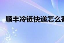 顺丰冷链快递怎么寄（如何顺丰冷链快递）