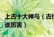 上古十大神鸟（古代的神鸟有哪些金乌和凤凰谁厉害）