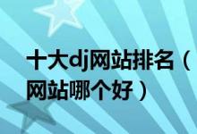 十大dj网站排名（dj音乐网站排行榜DJ舞曲网站哪个好）