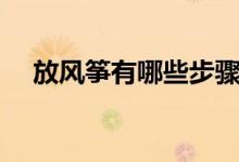 放风筝有哪些步骤（放风筝有哪些技巧）