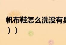 帆布鞋怎么洗没有臭味（帆布鞋怎么洗（图文））