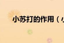 小苏打的作用（小苏打都有什么用处）