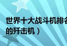 世界十大战斗机排名（盘点世界上现役最厉害的歼击机）