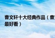 曹文轩十大经典作品（曹文轩的书有哪些曹文轩的作品哪个最好看）