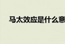 马太效应是什么意思（什么是马太效应）