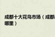 成都十大花鸟市场（成都最大花鸟鱼虫市场成都花鸟市场在哪里）